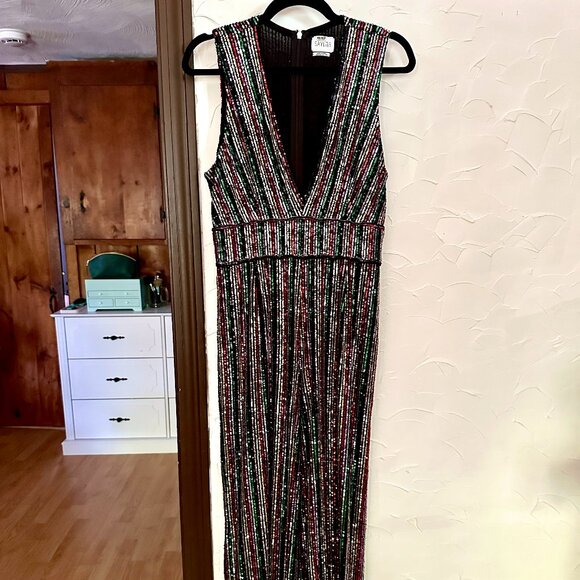 Saylor Winnipeg Sequined Jumpsuit - Picture 8 of 12
